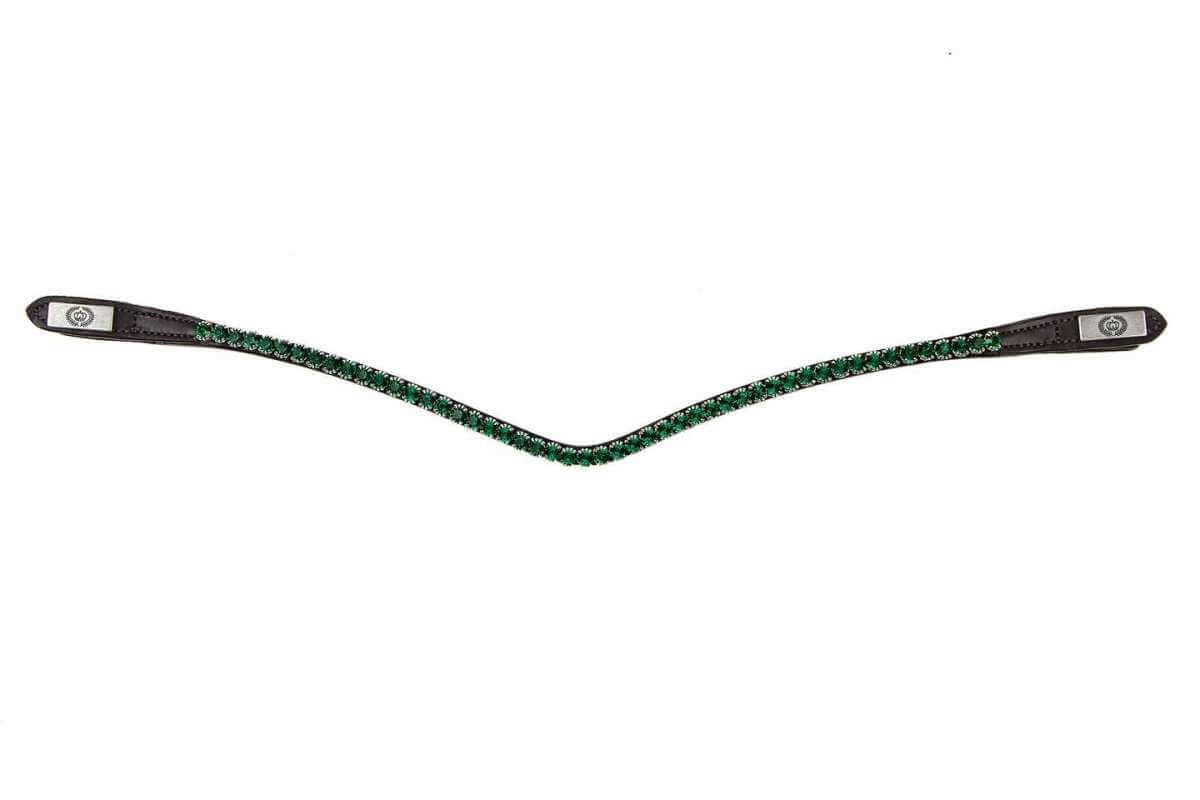 Stirnriemen "Sleek Deep Emeral"