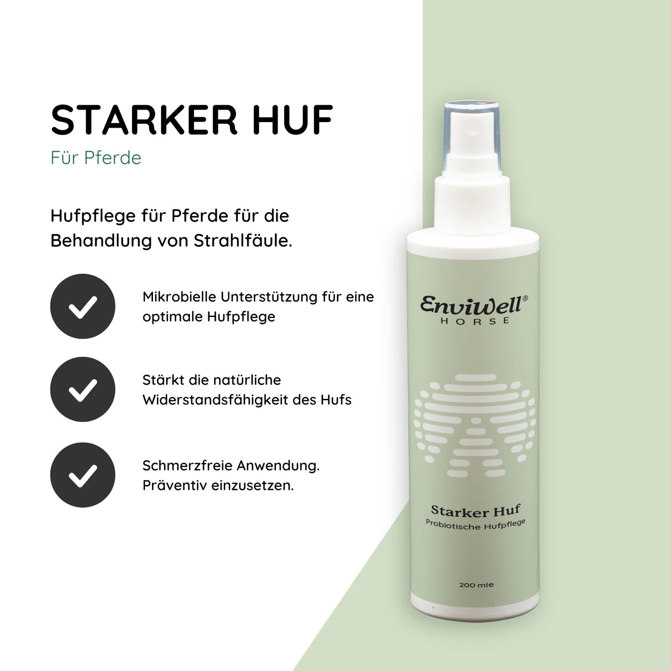 Starker Huf - Hufpflege für Pferde für die Behandlung von Strahlfäule