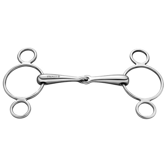 3-Ring-Gebiss Edelstahl