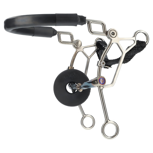 Hackamore Kombi Lang Sweet Iron "Slow Twist Locked (Arretiert)